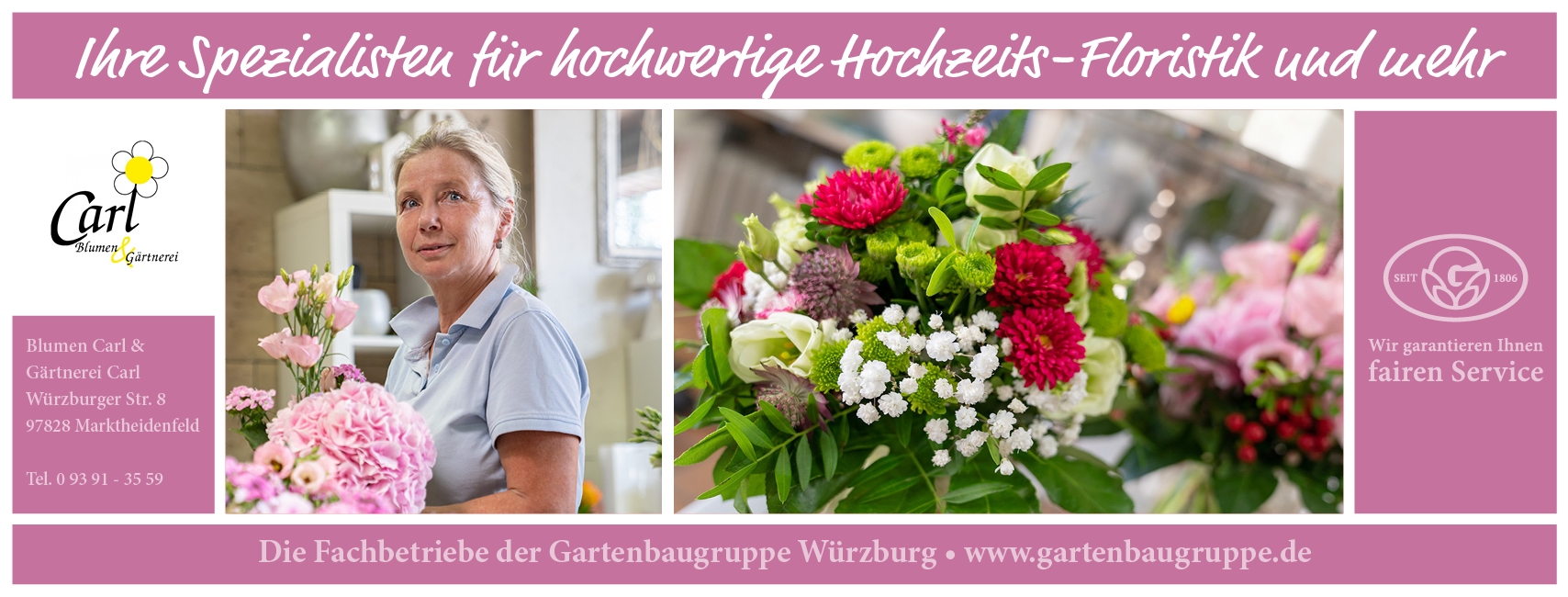 Blumen & Gärtnerei Carl - Gartenbaugruppe Würzburg