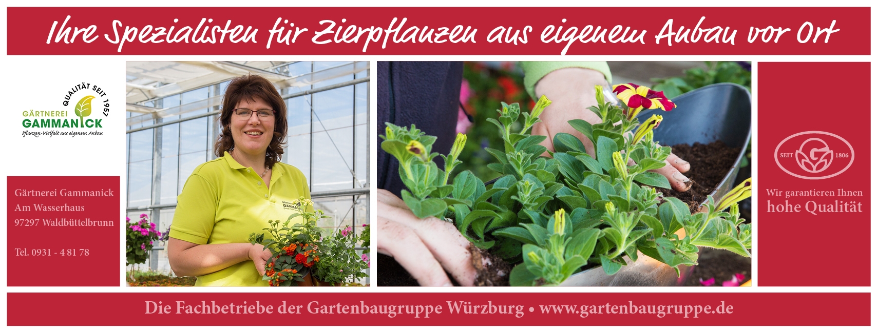 Gärtnerei Gammanick - Gartenbaugruppe Würzburg