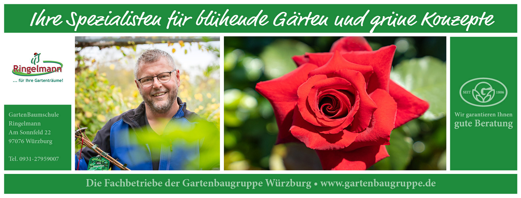 Die Gartenbaugruppe stellt sich vor: GartenBaumschule Ringelmann